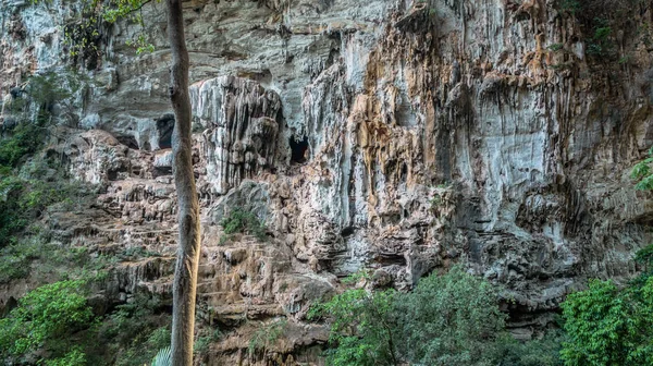 Photography inside the big cave by drone — Stock Photo, Image