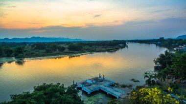 Çin tarzı güzel pagoda 