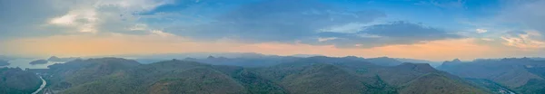 Panorama na Srinagarin dam — Zdjęcie stockowe