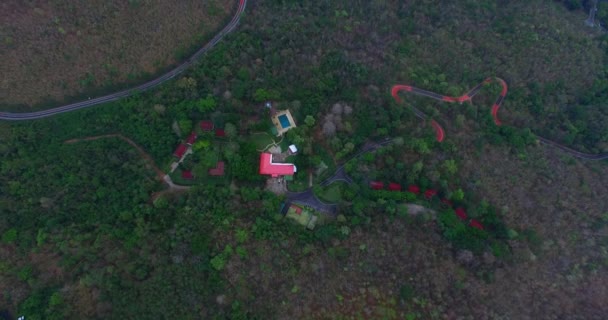 Mae Klong Watershed geliştirme projesinin ilk çok amaçlı baraj olduğunu Srinakarin Barajı — Stok video