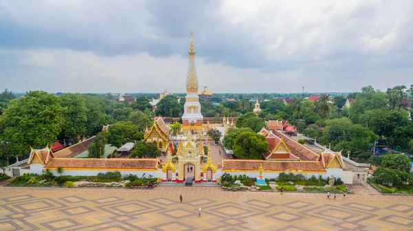 Vackra Prathat Phanom pagoda på Kong floden — Stockfoto