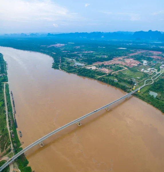 Tercer puente de amistad entre Tailandia y Laos — Foto de Stock