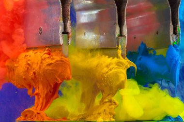Splash suluboya plastisol mürekkep içine
