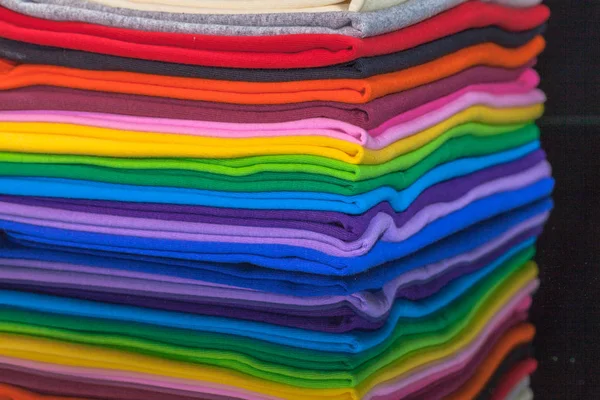 Koszulki wykonane z bawełny i włókien — Zdjęcie stockowe