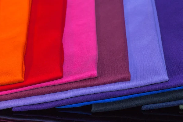 Koszulki wykonane z bawełny i włókien — Zdjęcie stockowe