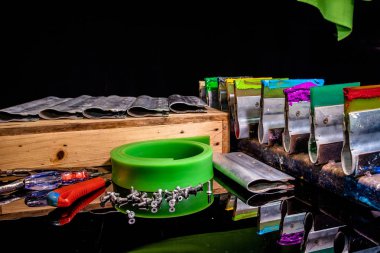 ekran yazdırma tee gömlek için yeşil moloz