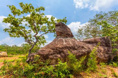 yüksek Dağı'nda büyük kaya