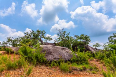 yüksek Dağı'nda büyük kaya