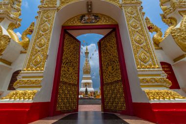 Phra ki Phanom chedi, Nakornphanom, Tayland.