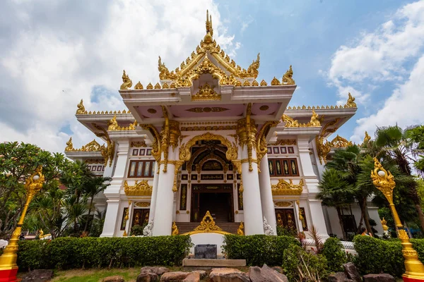 Pavilion at wat Phra That Phanom, Nakornphanom, Tailândia . — Fotografia de Stock