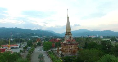 Chalong temple çevresinde hava fotoğrafçılığı
