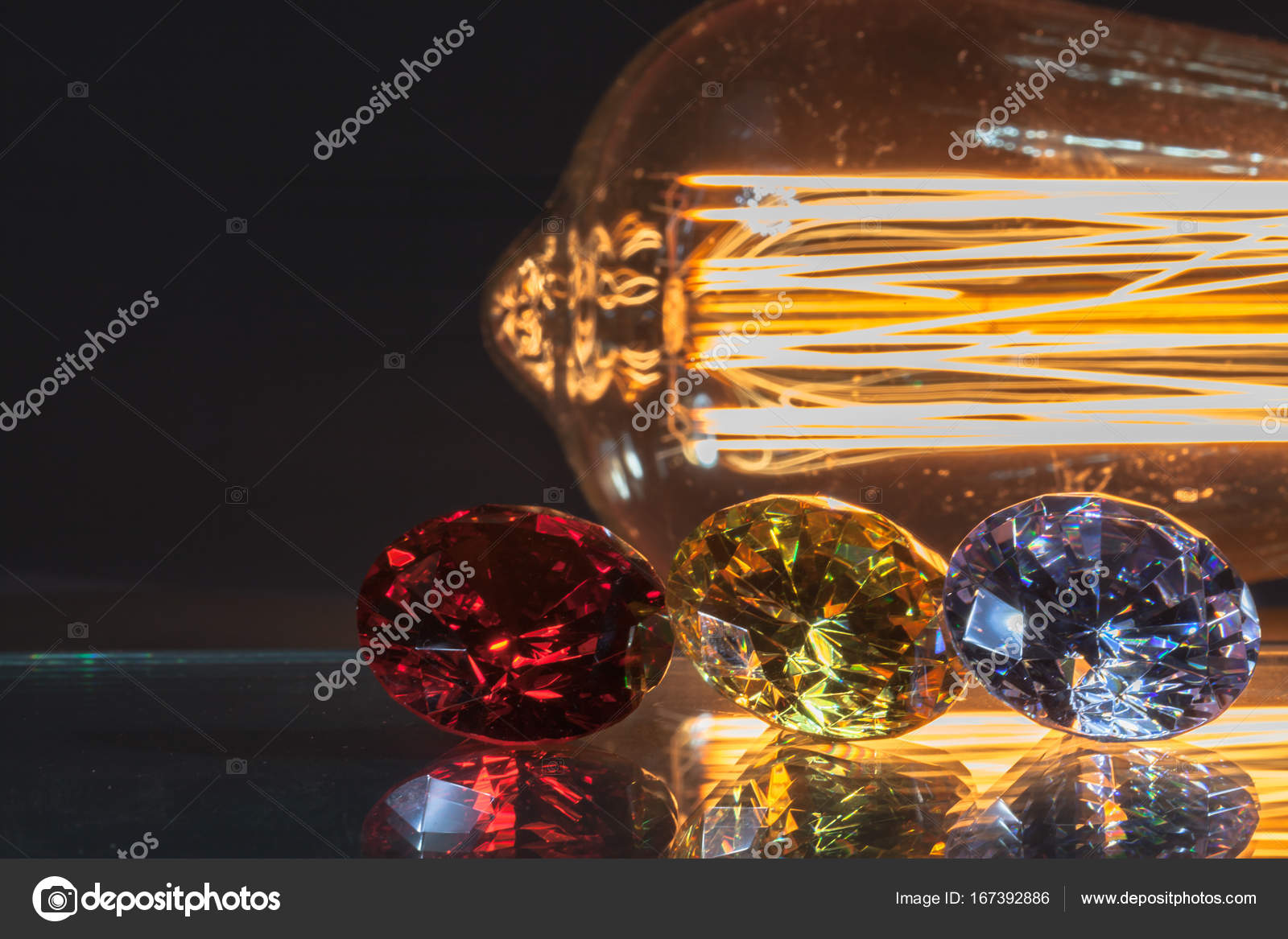 Sparkle Of Diamond From The Lamp Stock Photo C Thaisign 167392886