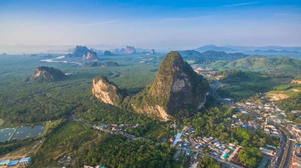 Sunshine Phang Nga şehir üzerinde
