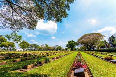 Don Rak Kanchanaburi Thailan mezarlıkta savaş iki dünya