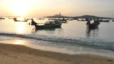 Rawai beach yukarıda doğal gündoğumu