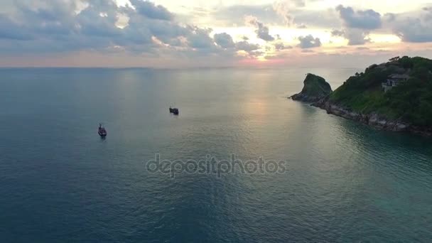 Spiaggia di Naka La spiaggia paradiso nascosta di Phuket — Video Stock