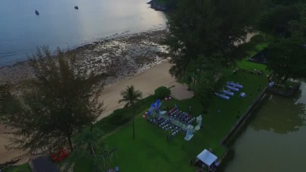 Playa de Naka La playa escondida del paraíso en Phuket — Vídeo de stock