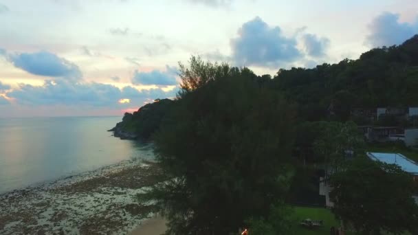 Naka beach dolda paradis stranden i Phuket — Stockvideo