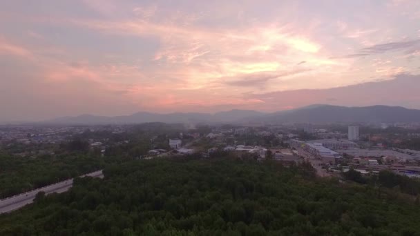 Landschaft Sonnenaufgang Über Dem Sapanhin Meer Phuket Die Neue Brücke — Stockvideo