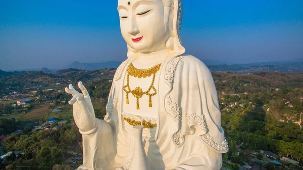 Estatua Más Grande Guanyin Templo Chino Wat Hyua Pla Kang — Foto de Stock