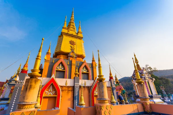 Arquitetura Hindu Templo Tailandês Huay Shrykhao Chiang Rai Norte Tailândia — Fotografia de Stock