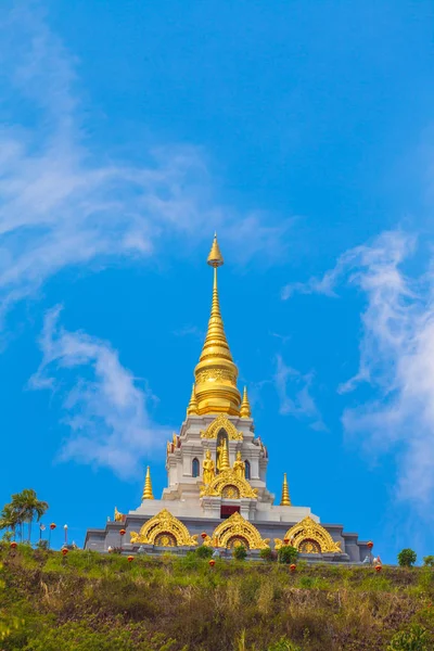 Gündoğumu Pagoda Mae Salong Kuzey Thailand Srinakarin Sathit Maha Santi — Stok fotoğraf