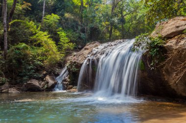 Mae Sa şelale Doi Suthep ve DOI Pui Ulusal Park, Chiang Mai, Tayland