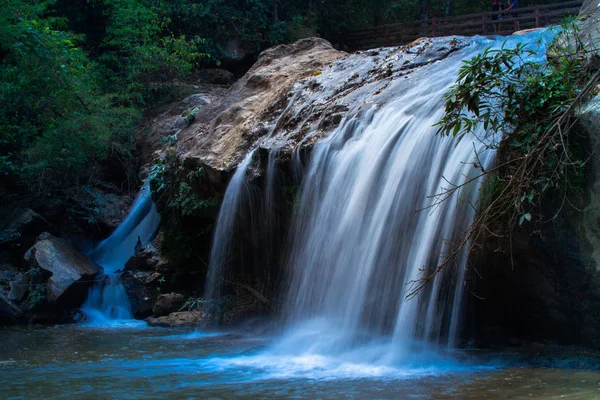 Cascada Mae Parque Nacional Doi Suthep Doi Pui Chiang Mai — Foto de Stock