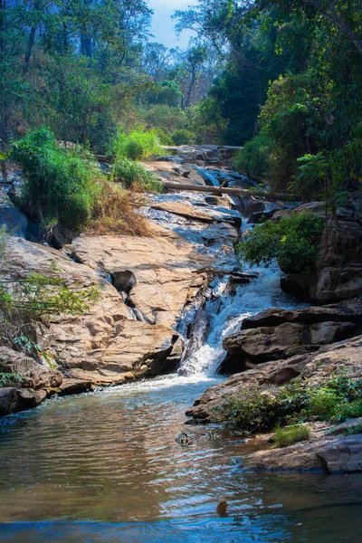 Mae Waterfall Doi Suthep Doi Pui National Park Chiang Mai — Stock Photo, Image