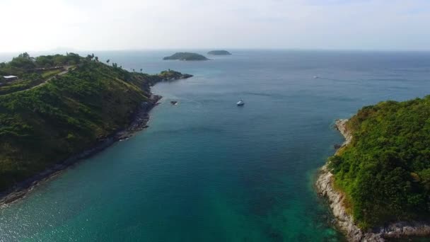 Pantai Kecil Nui Pantai Itu Tengah Tengah Jubah Promthep — Stok Video