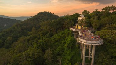 Khao Rang bakış açısı tower landmark Tung Ka tepe Phuket Town Bu Phuket Town.