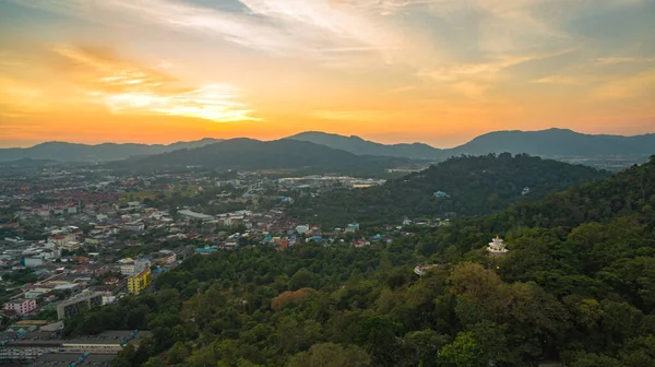 Khao Rang Aussichtsturm Wahrzeichen Phuket Stadt Ist Auf Tung Hügel — Stockfoto