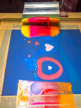 Ekran yazdırma mürekkebinin sıcak ton rengini karıştır