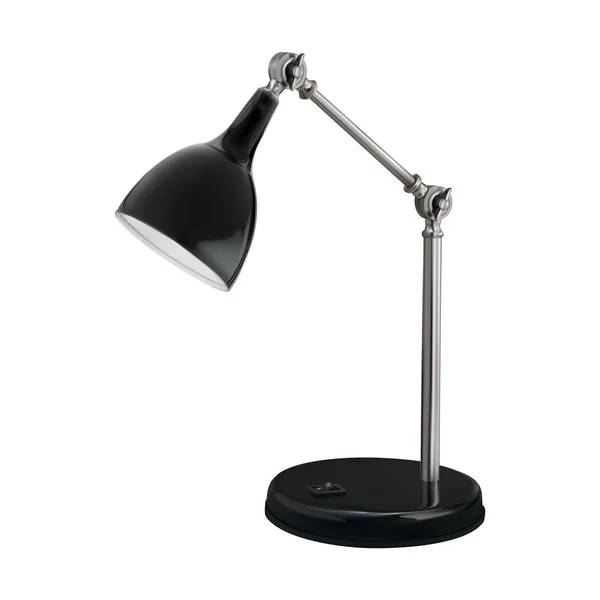 黒いベクター ランプのリアルなイラスト — ストックベクタ