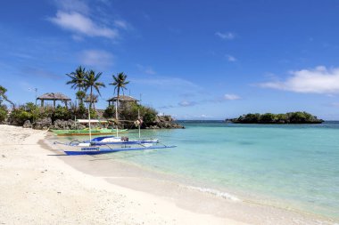 Tambisaan Sahili, Boracay Adası, Filipinler.
