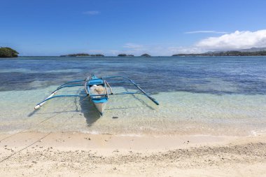 Tambisaan Sahili, Boracay Adası, Filipinler.