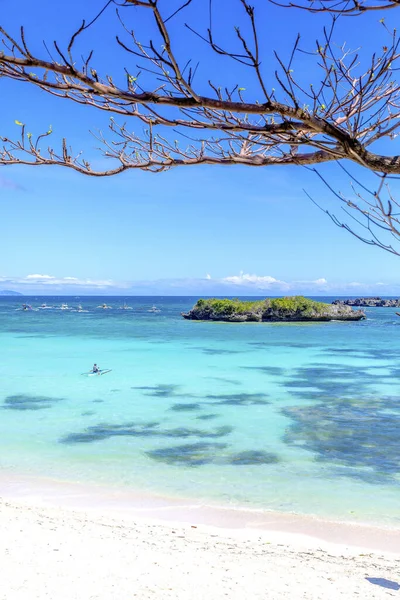 Strand Van Tambisaan Eiland Boracay Filipijnen — Stockfoto