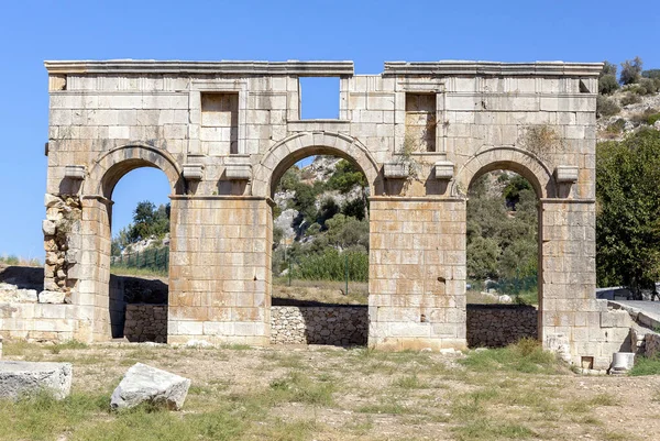 Portão Cidade Antiga Patara Antalya Turquia — Fotografia de Stock