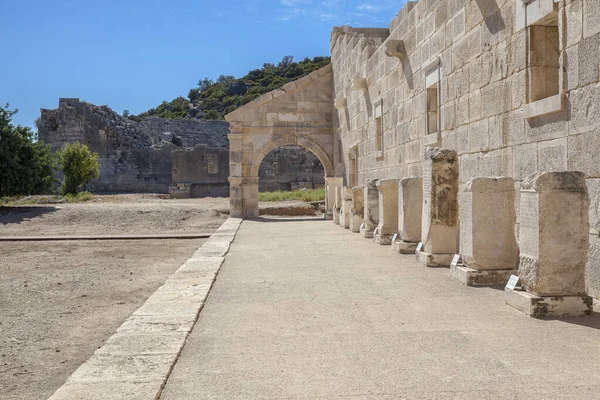 Vergaderzaal Van Lycian League Bouleuterion Oude Stad Patara Antalya Turkije — Stockfoto