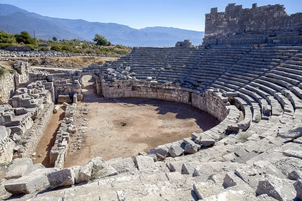 Antigua Ciudad Xanthos Teatro Ciudad Antalya Turquía — Foto de Stock