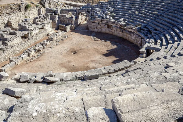 Den Antika Staden Xanthos Teater Staden Antalya Turkiet — Stockfoto
