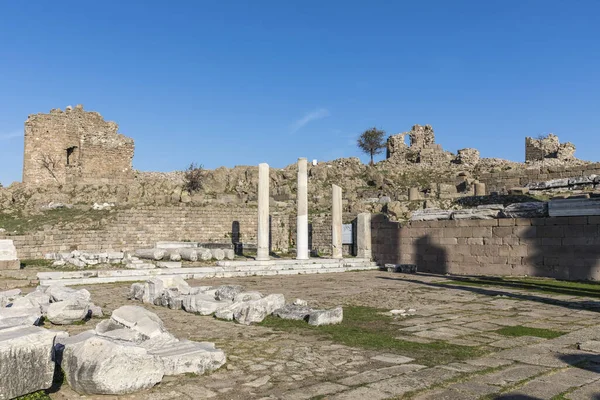 Templo Trajano Antigua Ciudad Pérgamo Turquía — Foto de Stock