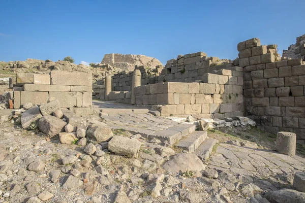 Las Ruinas Antigua Ciudad Bergama Turquía — Foto de Stock