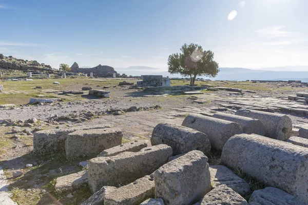 Les Ruines Ancienne Ville Bergama Turquie — Photo