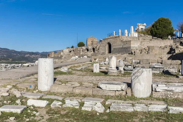 Rovine Dell Antica Città Bergama Turchia — Foto Stock