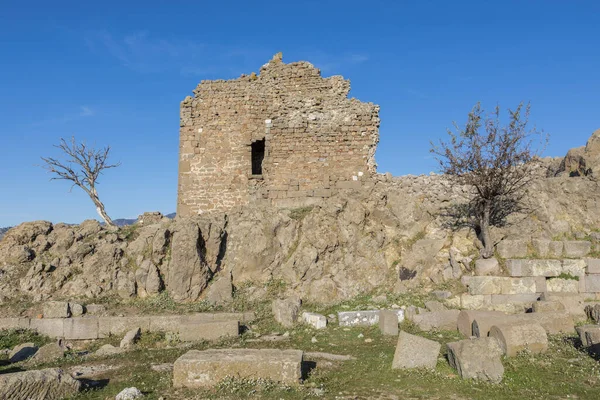 Las Ruinas Antigua Ciudad Bergama Turquía — Foto de Stock