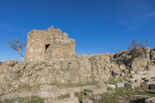 Les Ruines Ancienne Ville Bergama Turquie — Photo