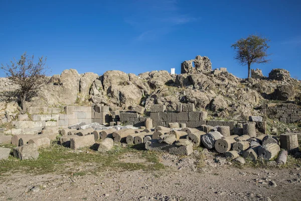 Las Ruinas Antigua Ciudad Bergama Turquía — Foto de Stock