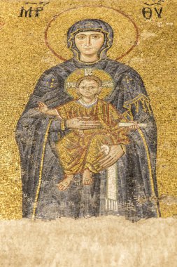 Ayasofya içinde İstanbul 'un en büyük bazilikasının tarihi mimarisi.