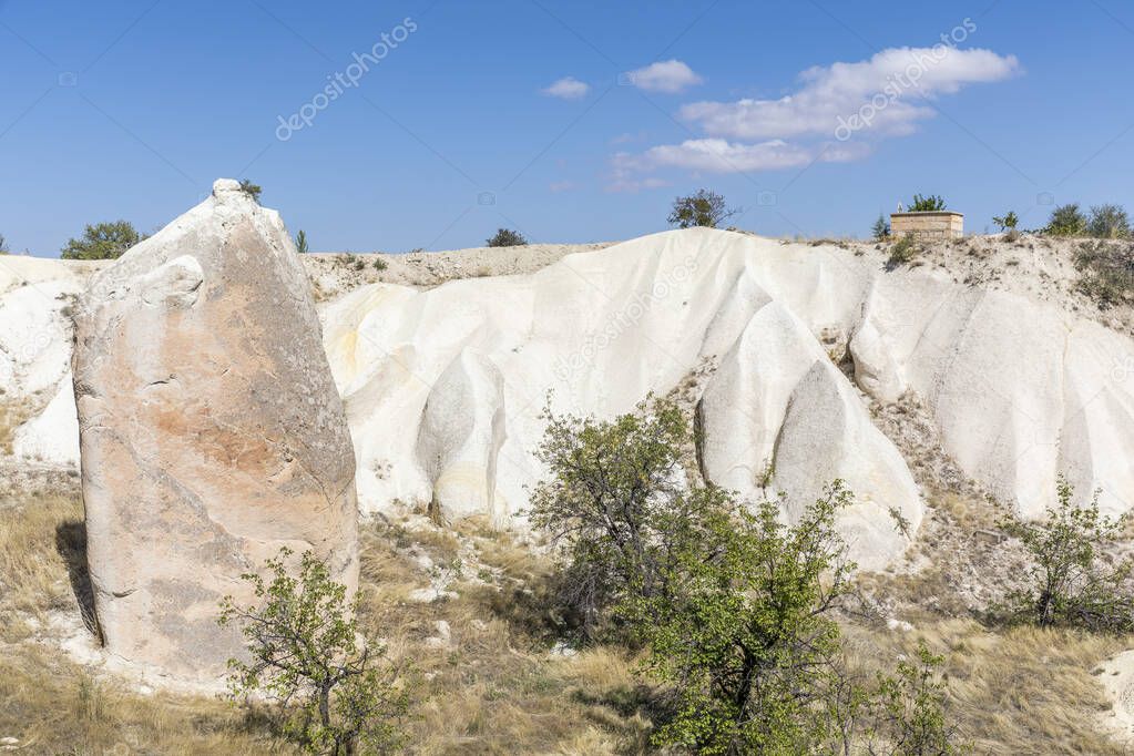 Cappadocia in Turkey with the three beautiful volcanic formation, Three Beautiful Cappadocia, Turkey.